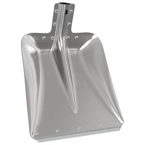 vidaXL Cabeza de pala Plateado 45 x 38 cm Aluminio