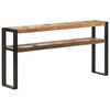 vidaXL Mesa consola de madera maciza reciclada 150x30x75 cm