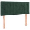 vidaXL Cama box spring con colch&oacute;n terciopelo verde oscuro 100x200 cm