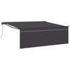 vidaXL Toldo Retr&aacute;ctil Antracita 400 x 300 cm Poli&eacute;ster y Aluminio