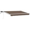 vidaXL Armaz&oacute;n de toldo manual con LEDs Topo 5 x 3 m