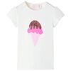 Camiseta infantil color crudo 140