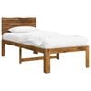 vidaXL Estructura de Cama Individual con Cabecera ROSTOCK Natural