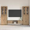 vidaXL Conjunto de mueble de TV con caj&oacute;n FLORIN Roble artesanal