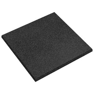 vidaXL Losas de Protecci&oacute;n contra Ca&iacute;das 24 uds. Negro 50 x 50 cm Goma