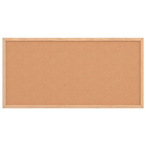 vidaXL Tablero de corcho con marco de madera de pino macizo 60x30 cm