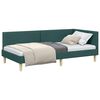 vidaXL Estructura de cama en esquina Verde oscuro 90 cm x 190 cm