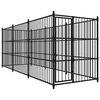 vidaXL Perrera de exterior 450x150x185 cm