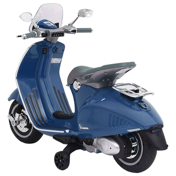 vidaXL Moto el&eacute;ctrica para ni&ntilde;os Vespa GTS300 azul