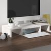 vidaXL Soporte de monitor madera maciza de pino blanco 60x24x10,5 cm