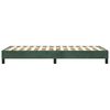 vidaXL Estructura de cama con somier terciopelo verde oscuro 90x200cm
