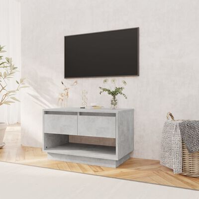 vidaXL Mueble para TV madera contrachapada gris hormigón 70x41x44 cm