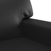 vidaXL Sill&oacute;n cuero sint&eacute;tico negro 60 cm