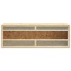 vidaXL Terrario de madera contrachapada 144x46x48 cm
