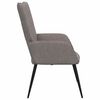 vidaXL Sill&oacute;n de relax de tela gris taupe
