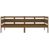 vidaXL Sof&aacute; cama de madera maciza de pino marr&oacute;n miel 90x190 cm