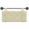 vidaXL Cabecera Colgante Crema 90 cm Cuero sint&eacute;tico
