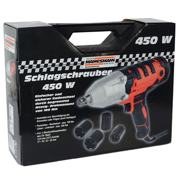 Br&uuml;der Mannesmann Destornillador de impacto 450 W