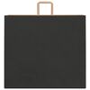 vidaXL Bolsas de papel con asas 250 uds negra 54x15x49 cm