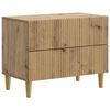 vidaXL Armario de Noche Roble artisan 62 x 34,5 x 48 cm