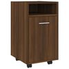 vidaXL Armario auxiliar con ruedas contrachapado roble 33x38x60 cm