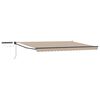 vidaXL Toldo Retr&aacute;ctil El&eacute;ctrico Beige y Antracita 4 x 3 m