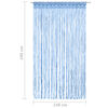 vidaXL Cortina de macramé algodón azul 140x240 cm