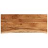 vidaXL Tablero rectangular madera de acacia borde vivo 90x40x3,8 cm
