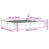 vidaXL Cama sin colch&oacute;n madera maciza de pino marr&oacute;n cera 180x200 cm
