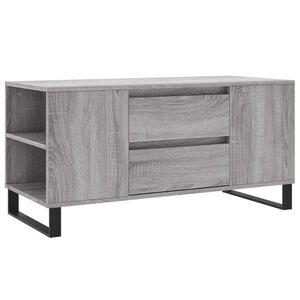 vidaXL Mesa de centro madera de ingenier&iacute;a gris Sonoma 102x44,5x50 cm