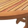vidaXL Juego comedor de jardín 7 pzas madera maciza acacia y textileno