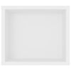vidaXL Mueble de TV colgante madera contrachapada blanco 100x30x26,5cm