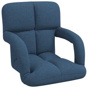 vidaXL Sill&oacute;n de suelo ajustable con reposabrazos