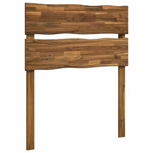 vidaXL Cabecero de borde vivo ROSTOCK Natural 90 cm