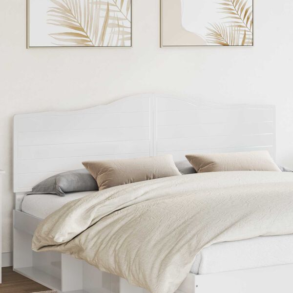 vidaXL Cabecero Brillante 200 cm Madera contrachapada