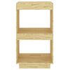 vidaXL Estantería de madera maciza de pino 40x35x71 cm