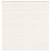 vidaXL Estor cebra beige m&aacute;rmol tejido ancho 135,9 cm poli&eacute;ster
