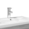 vidaXL Mueble de ba&ntilde;o con lavabo integrado gris Sonoma