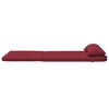vidaXL Cojines para silla Adirondack 2 uds tela Oxford rojo tinto