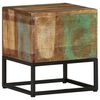 vidaXL Mesa auxiliar de madera maciza reciclada 30x30x33 cm
