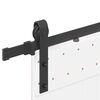 vidaXL Kit de herrajes para puertas correderas acero negro 200 cm