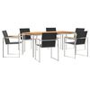vidaXL Conjunto de Comedor de Jard&iacute;n 7 uds.