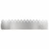 vidaXL Borduras para c&eacute;sped 10 pcs 103 x 0,05 x 22 cm Acero inoxidable