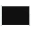 vidaXL Toldo lateral retr&aacute;ctil para patio negro 200x300 cm