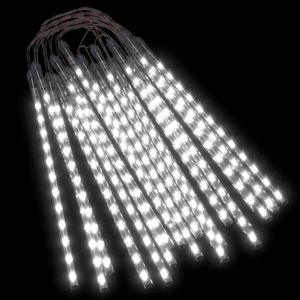 vidaXL Luces meteorito 20 uds blanco fr&iacute;o 480 LEDs interior exterior