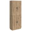 vidaXL Juego de armarios 2 pcs Roble Artesanal Madera de ingenier&iacute;a