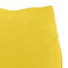 vidaXL Coj&iacute;n de Espalda Amarillo Claro 60 x 20 x 50 cm tela