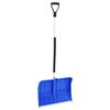 vidaXL Pala para nieve aluminio azul 145 cm