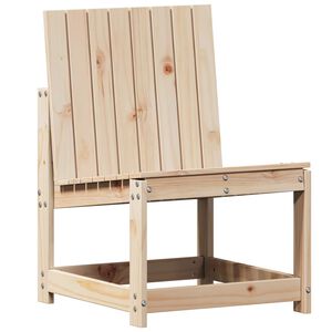 vidaXL Silla de jard&iacute;n de madera maciza de pino 50,5x55x77 cm
