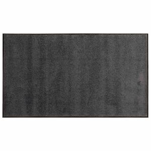 vidaXL Felpudo Gris Claro 350 x 120 cm 100% Poliamida